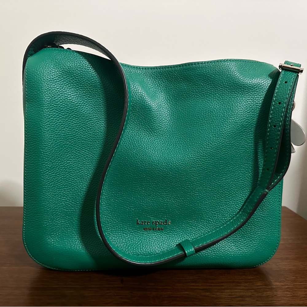 Kate Spade Teal Leather Shoulder Bag